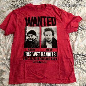 HOME ALONE Movie T-Shirt The Wet Bandits Harry Marv Unisex Size Large Christmas